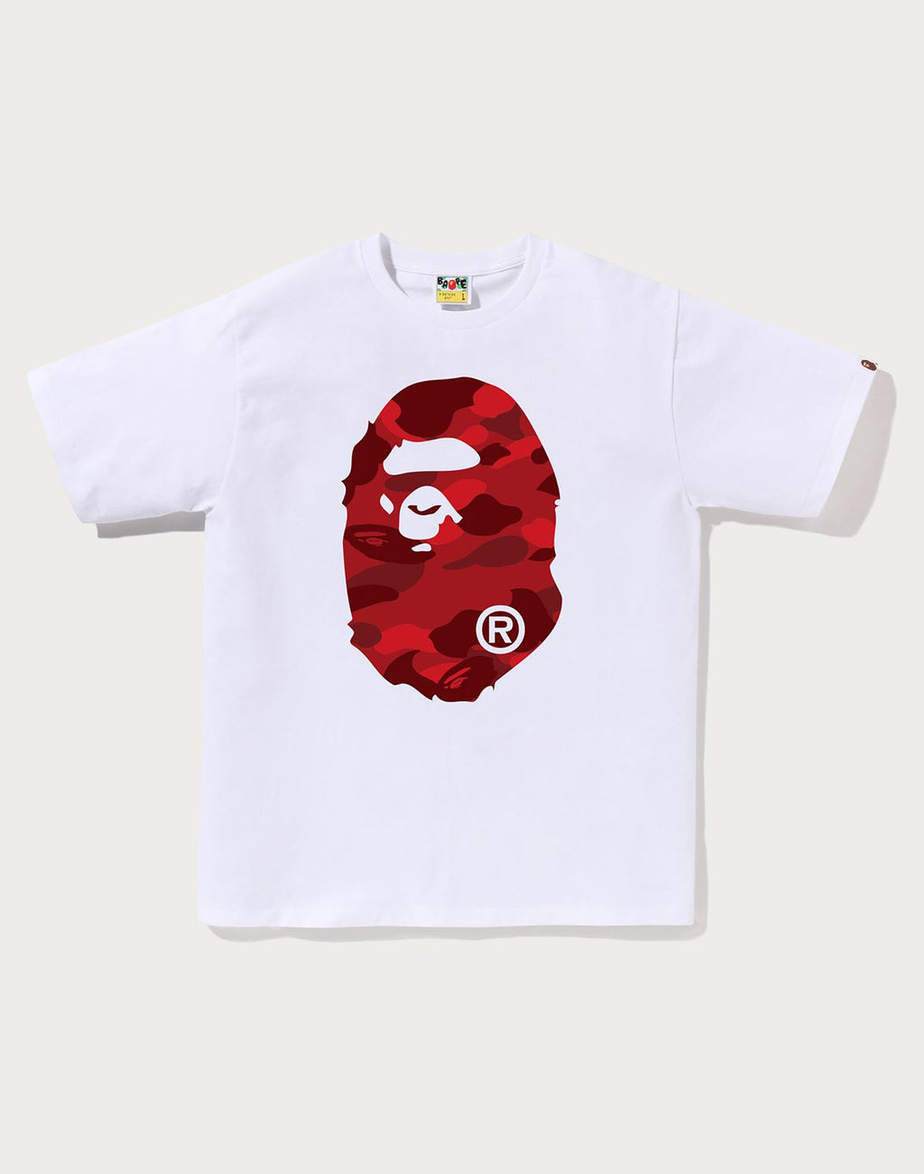 COLOR CAMO BIG APE HEAD TEE MENS