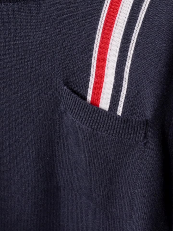 Four-Bar Wool Pullover Sweater | Thom Browne