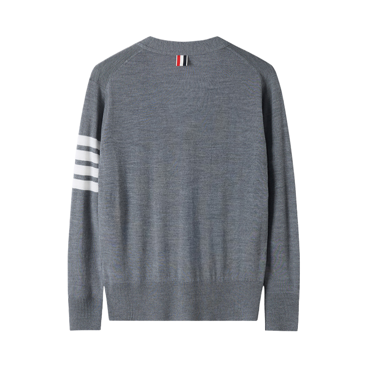 Unisex V-neck thin cardigan | Thom Browne