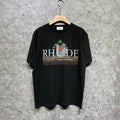 Rhude T-shirts Printed Trendy Pure Cotton