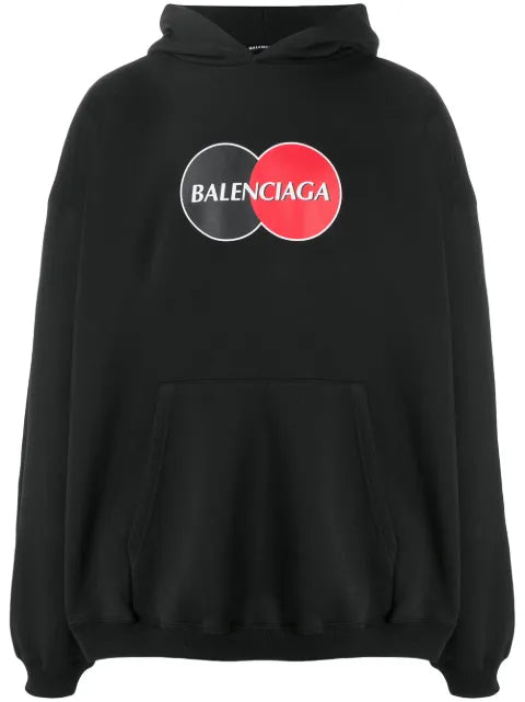 Balenciaga Uniform logo print hoodie