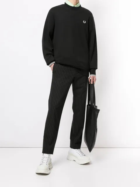 Fred Perry embroidered logo crew-neck sweatshirt