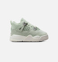 Air Jordan 4 Retro Abundance Infant/Toddler – Seafoam/Sail/Metallic Silver