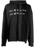 Mostly Heard Rarely Seen symbol-text pullover hoodie