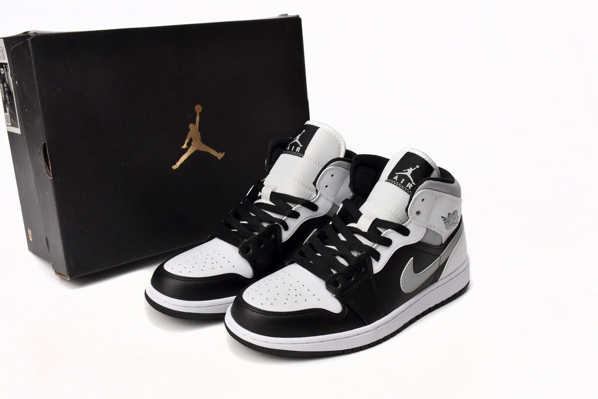Nike Air Jordan 1 Mid White Shadow Reps Sneakers 554724-073