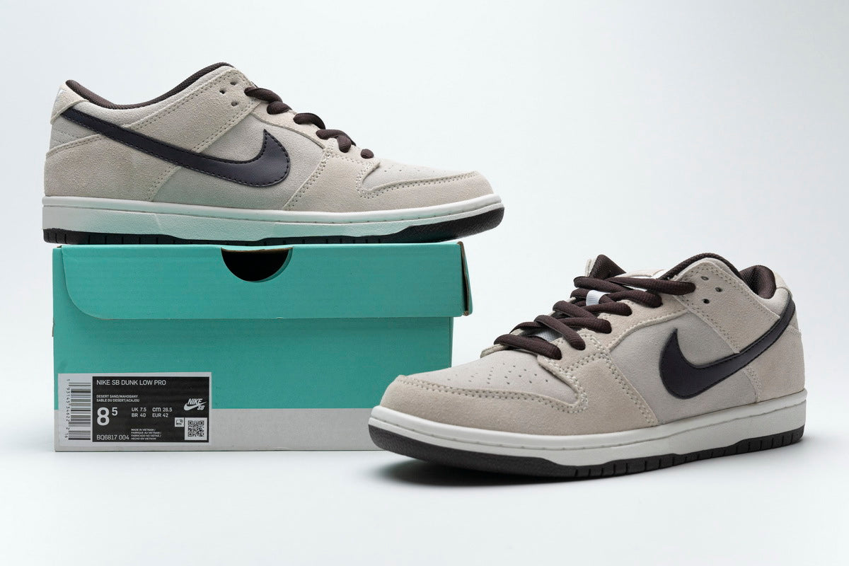 Nike SB Dunk Low Desert Sand Mahogany Reps Sneaker BQ6817-004