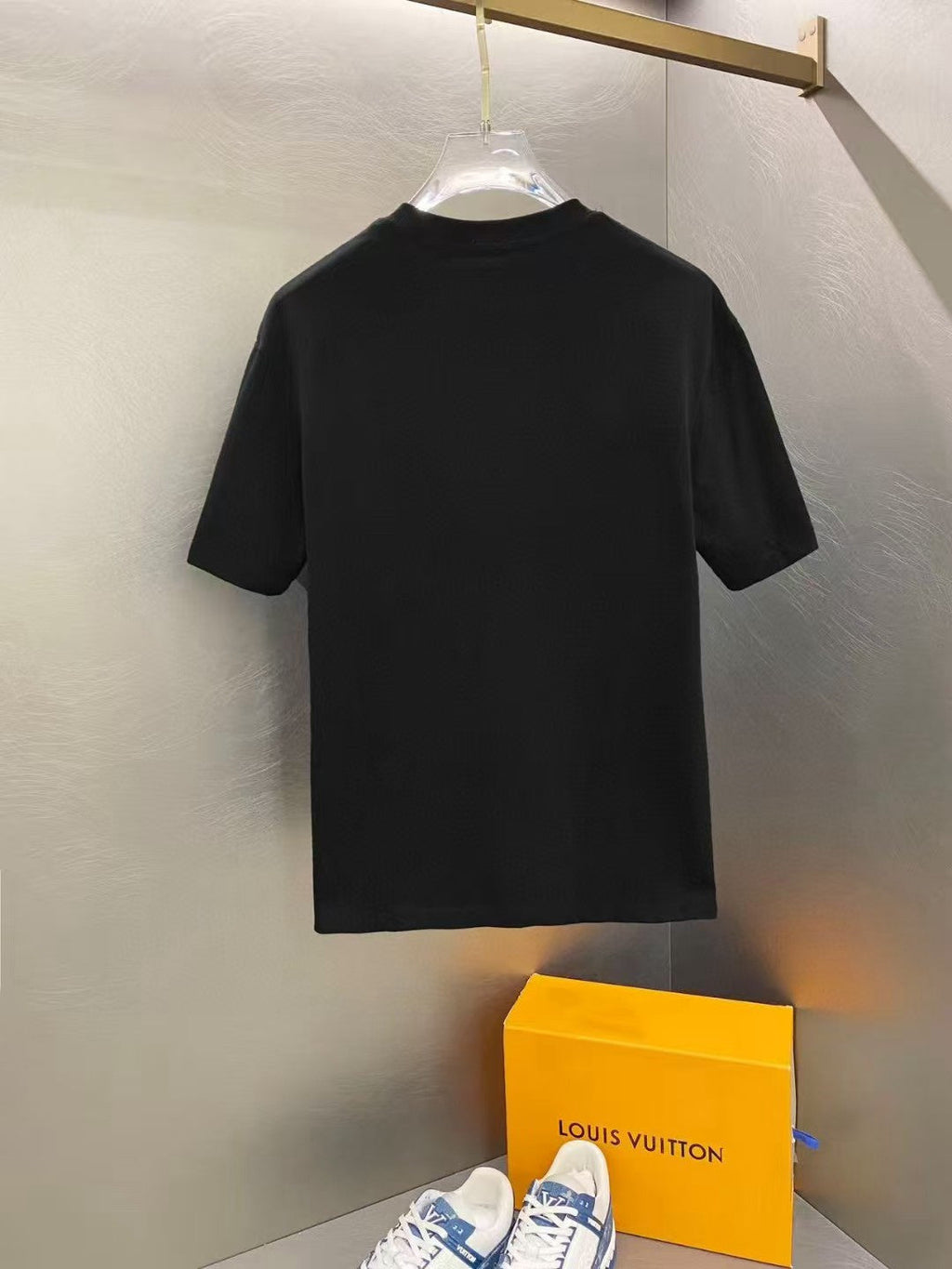 Amiri Small Chest Monogram Crew‑Neck Short‑Sleeve T‑Shirt