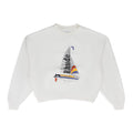 White Catamaran Champion Crewneck