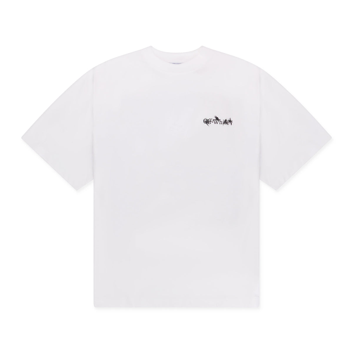 White Flower Arrow Skate T-shirt