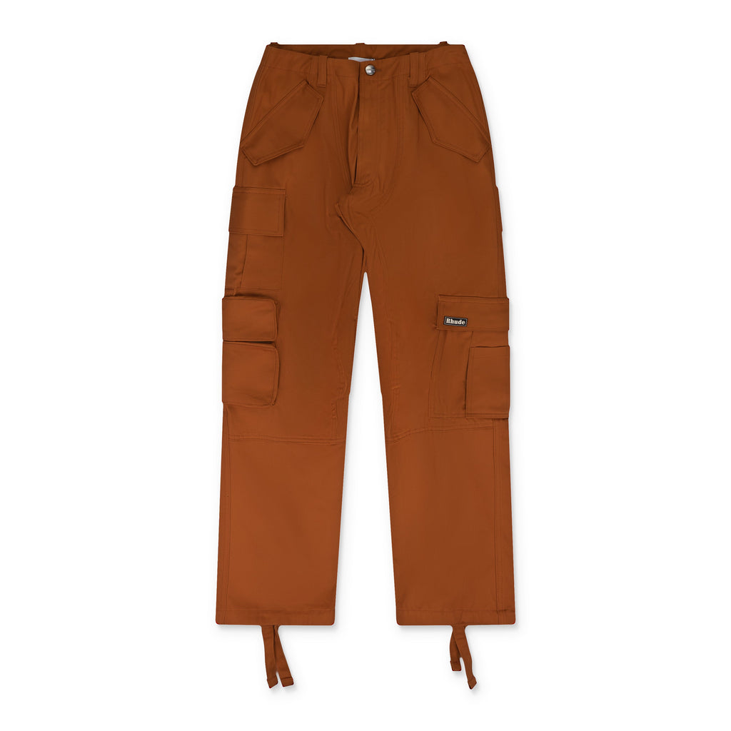 Orange Suiting Cargo Pants