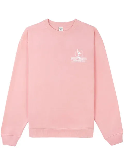 Sporty & Rich Gymnastics logo-print sweatshirt