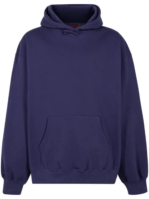 Supreme satin appliqué "FW23 - Washed Navy" hoodie