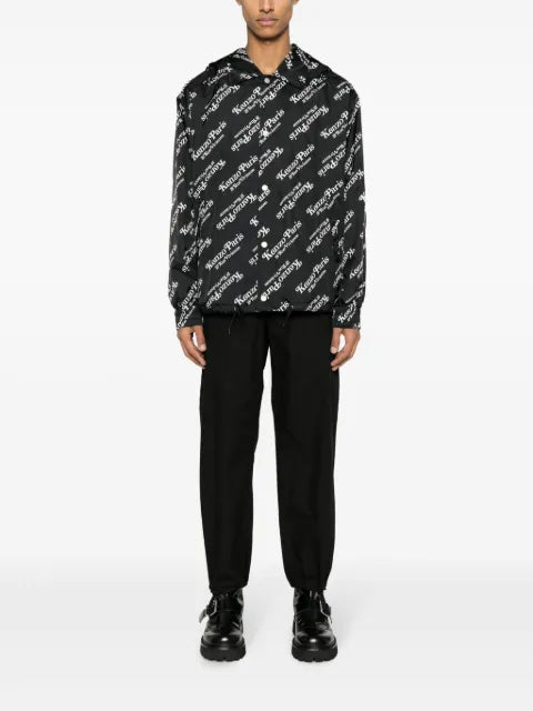 Kenzo x Verdy logo-print hooded windbreaker