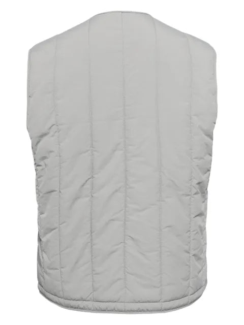 HUGO logo-appliqué quilted gilet