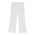 WHITE LOW WAISTED TROUSERS