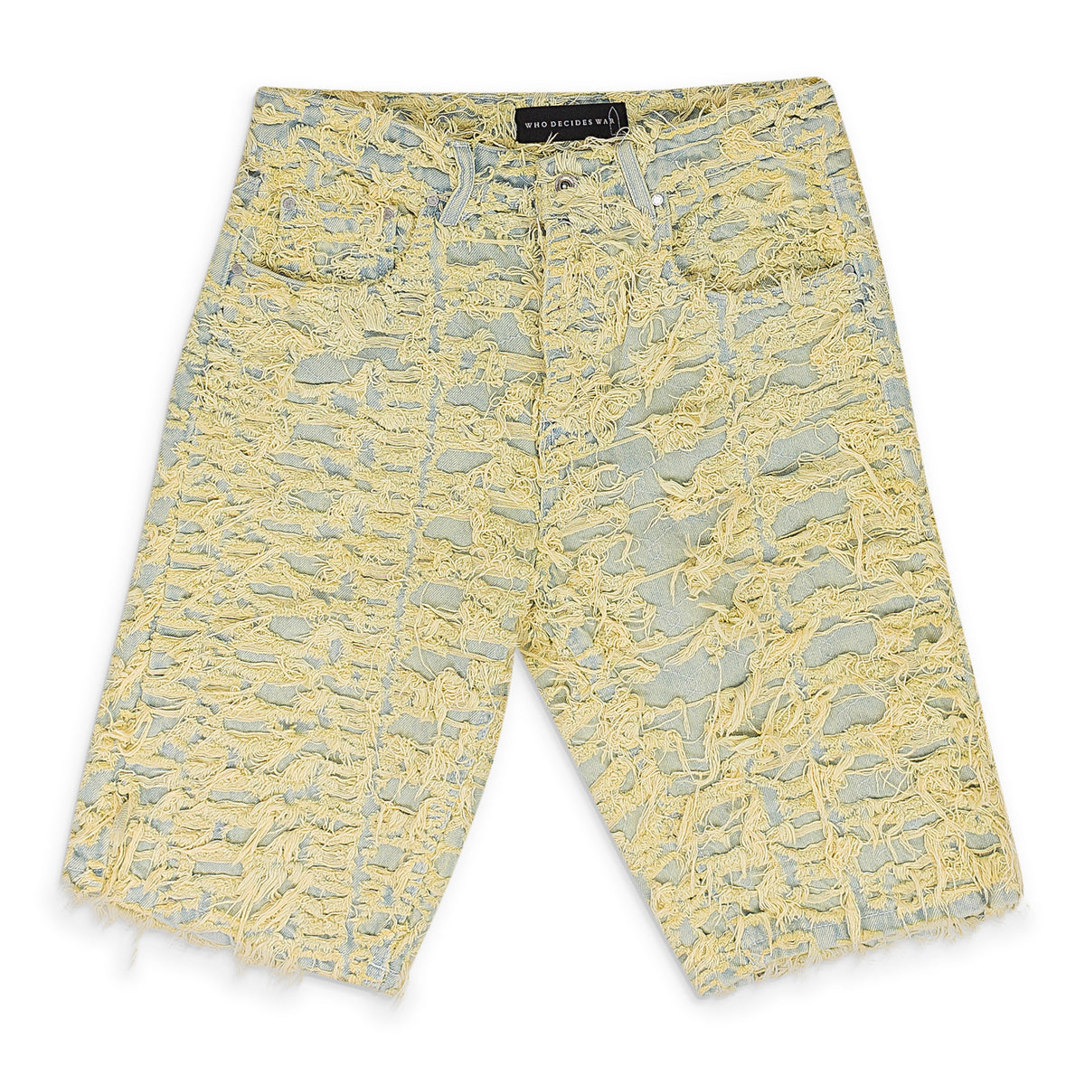 GOLD HUSK DENIM SHORTS