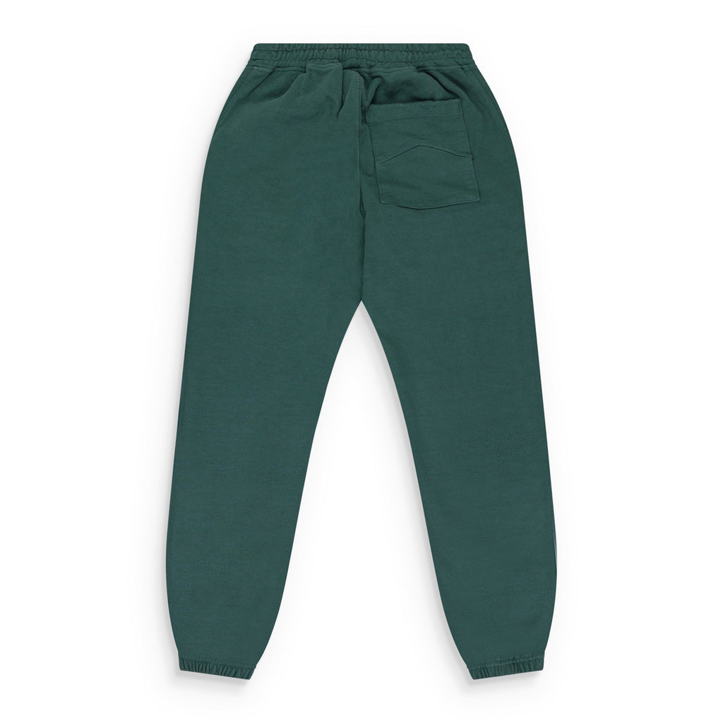 GREEN TERRY SWEATPANTS