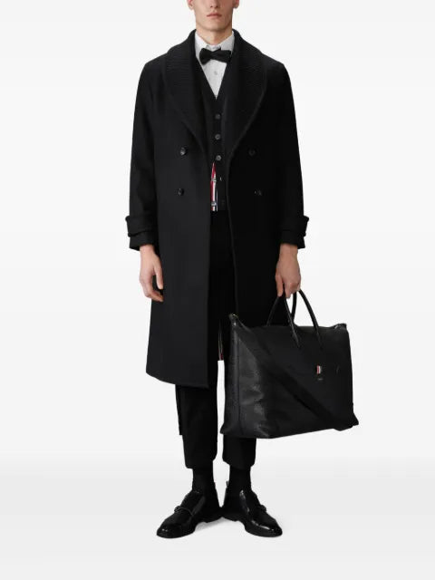 Thom Browne merino wool intarsia V-neck cardigan