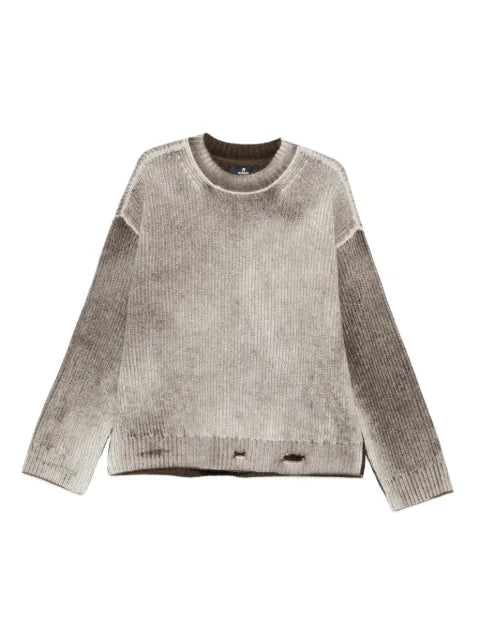 Represent wool distressed sweater