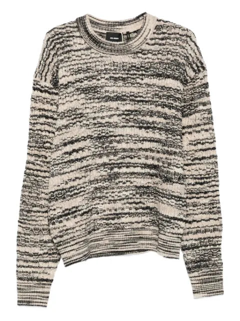 Axel Arigato marl-knit crew-neck sweater