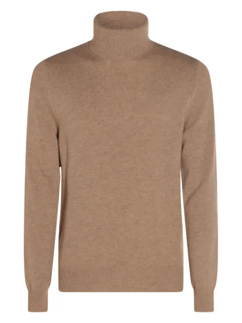 Malo mock-neck ribbed sweater