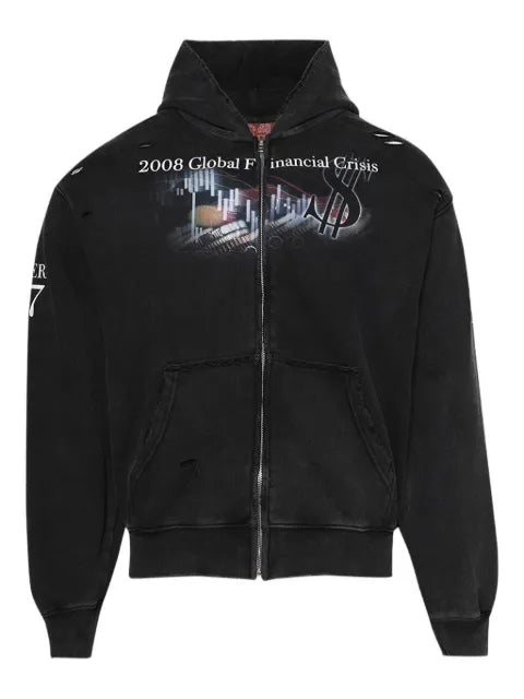 Praying destroyed financial crisis destroyed hoodie