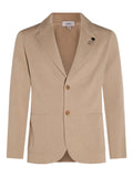Lardini buttoned flower-embellished blazer