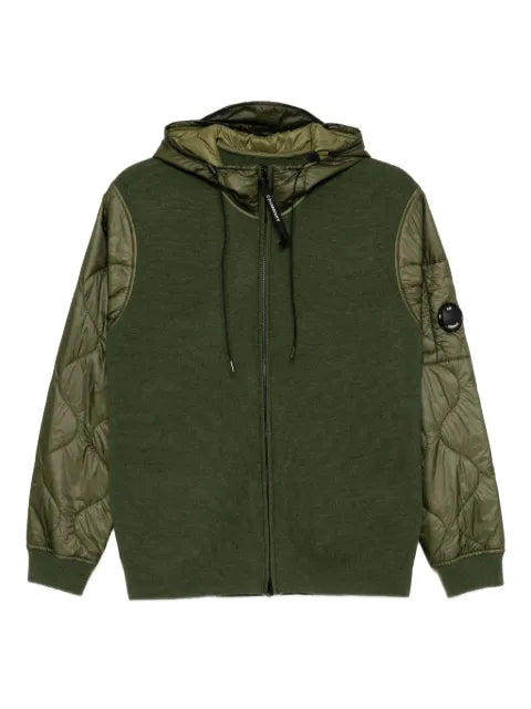 C.P. Company panelled hooded jacket