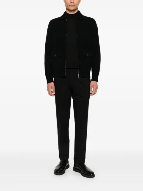 Filippo De Laurentiis mock-neck merino-wool T-shirt
