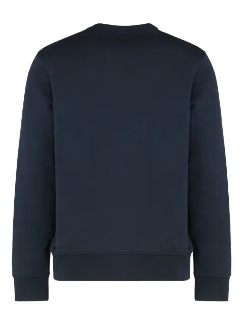 BOSS logo-embroidered cotton sweatshirt