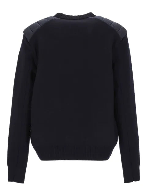 Moncler Grenoble padded-shoulder sweater