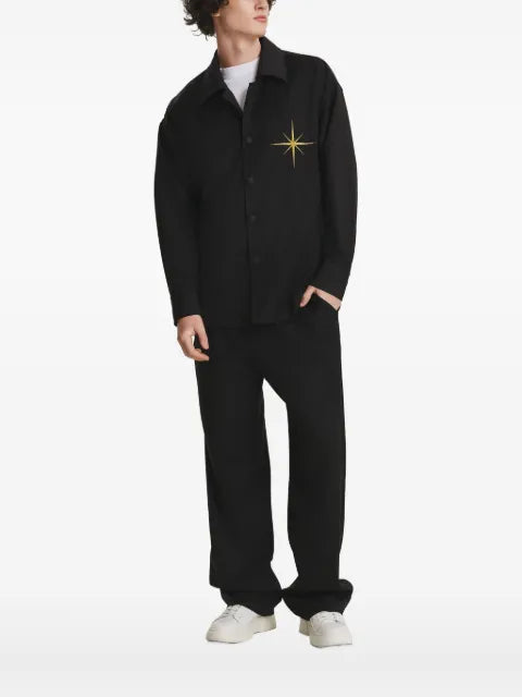IRINA VOINEA embroidered overshirt