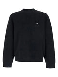 Emporio Armani crew-neck logo-embroidery sweatshirt