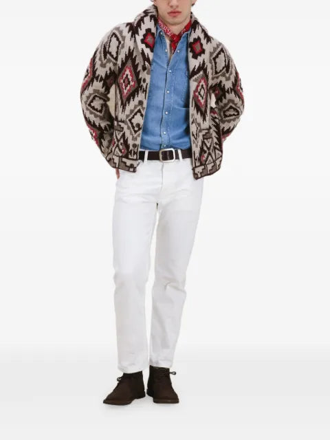 Fortela Walter patterned cardigan