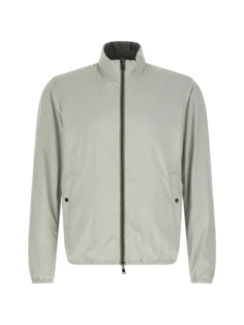 Herno reversible zip-up bomber jacket