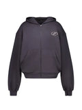 We11done Se11done rhinestone-embellished zip-up hoodie