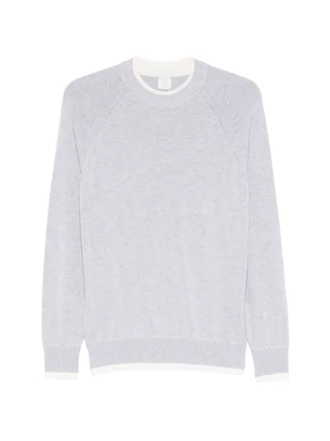 Eleventy round-neck cotton sweater