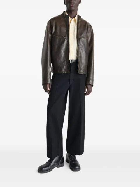 LEMAIRE leather biker jacket