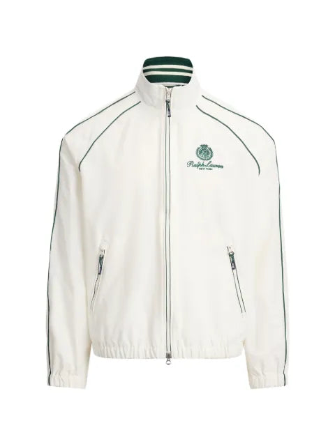 Polo Ralph Lauren crest-print piping jacket