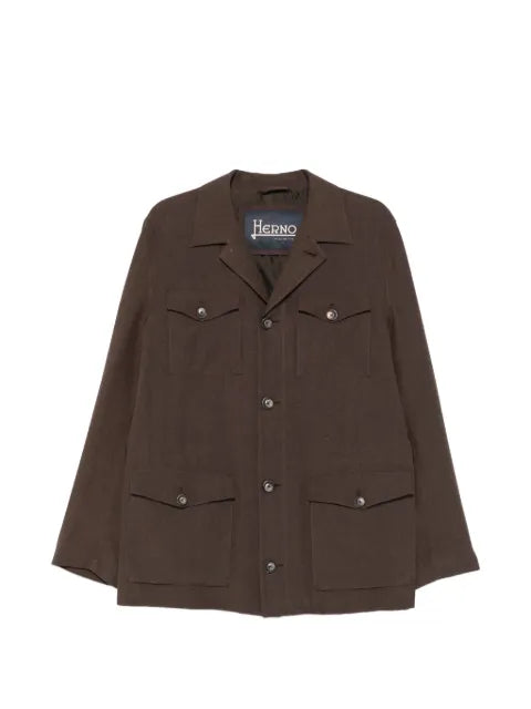 Herno buttoned-pocket jacket