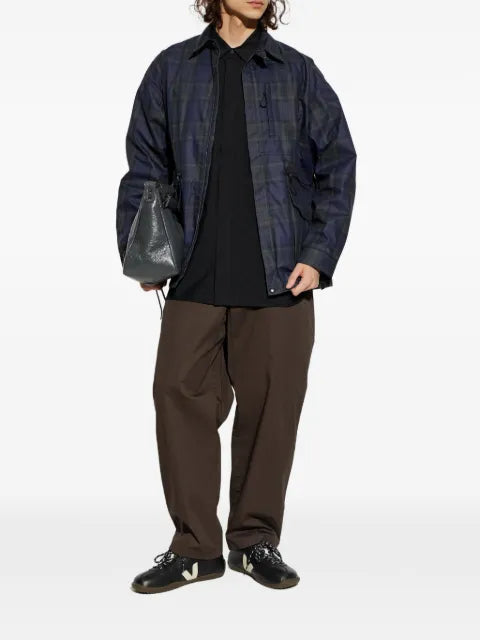 Comme des Garçons Homme tartan-check zip-up jacket