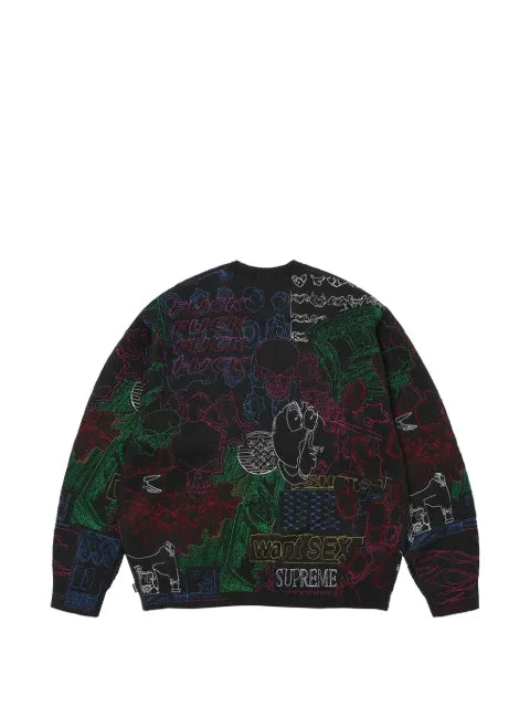 Supreme embroidered sweater