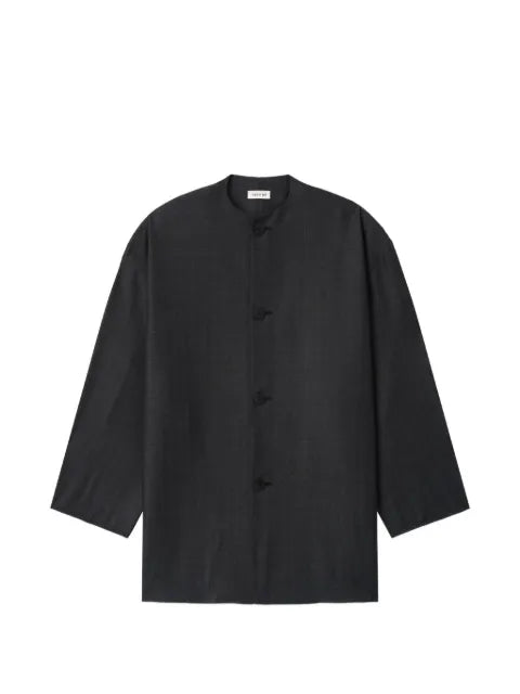 Fear Of God striped collarless jacket