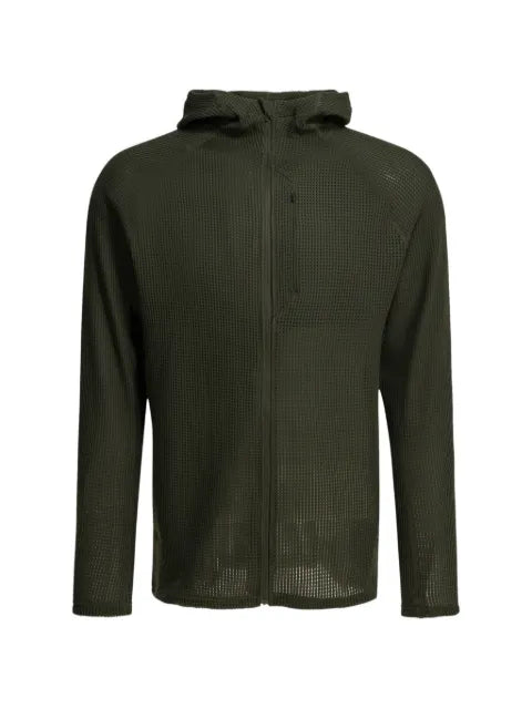 Houdini Sportswear Pace Flow waffle-knit zip-up hoodie