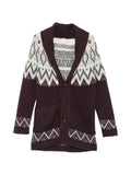 Eleventy Fair Isle shawl-collar cardigan