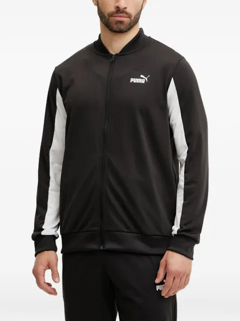 PUMA panelled zip-up sweater