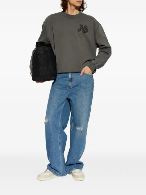 AllSaints Insignia crewneck sweatshirt