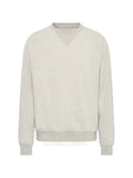 Maison Margiela double-layered raw-hem sweatshirt
