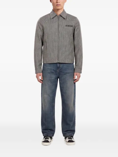 AMIRI houndstooth blouson