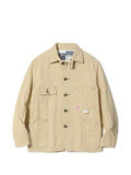 Sugar Cane Jeans Headlight herringbone-weave cotton overshirt